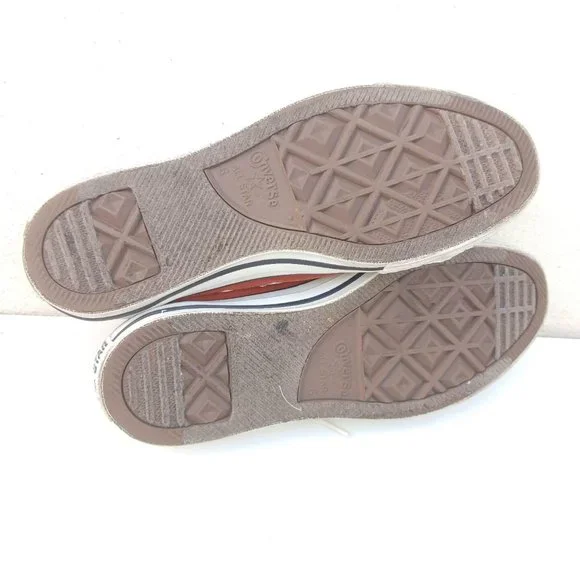 Converse Men's Size 8 Red Laced Shoes - Picture 7 of 10